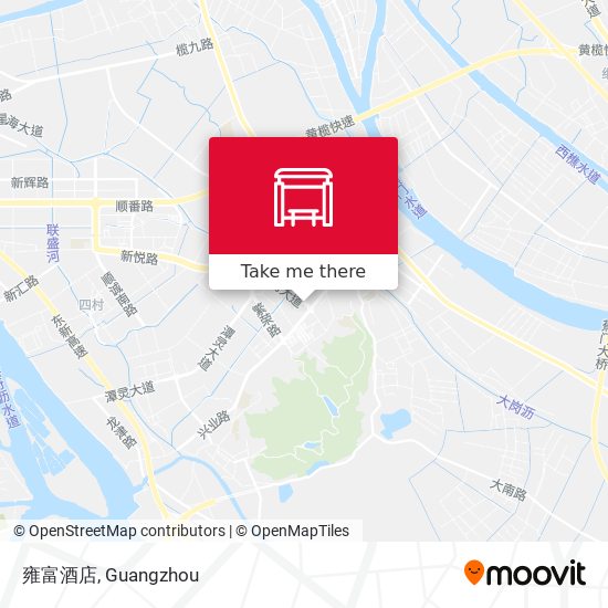 雍富酒店 map