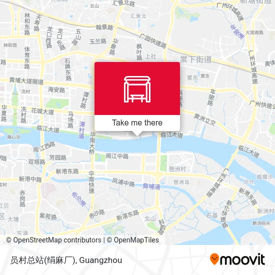 员村总站(绢麻厂) map