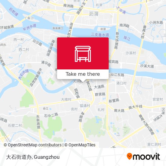 大石街道办 map