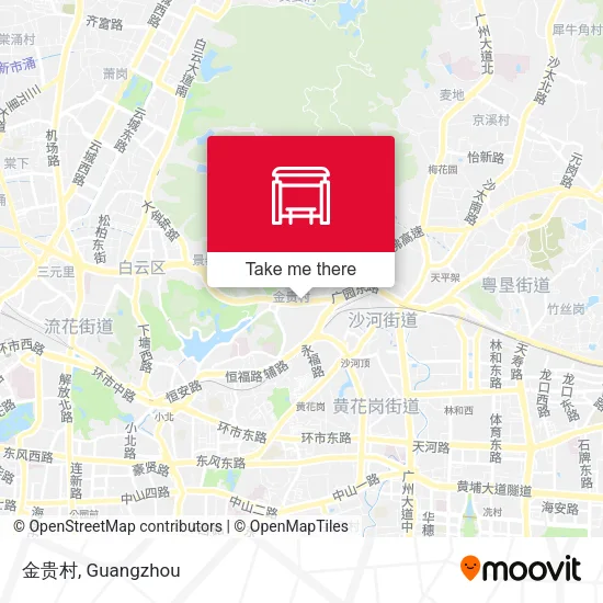 金贵村 map