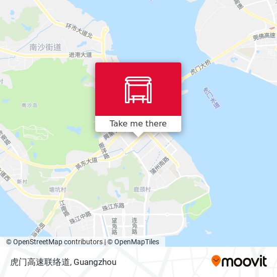虎门高速联络道 map