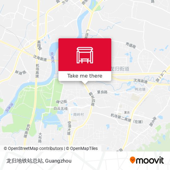 龙归地铁站总站 map