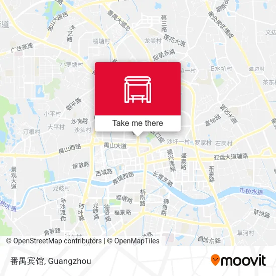 番禺宾馆 map