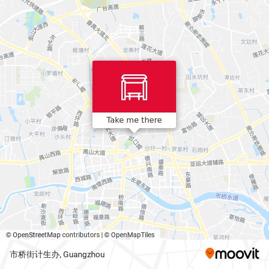 市桥街计生办 map