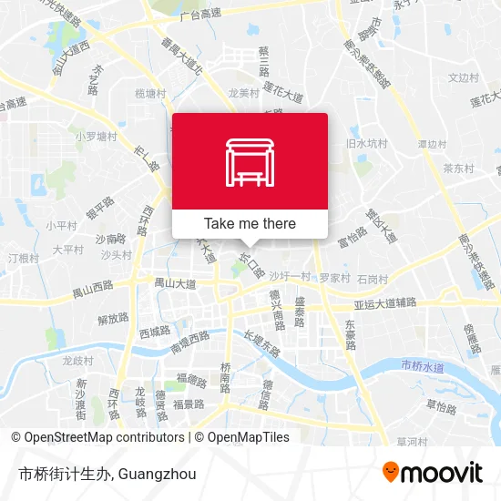 市桥街计生办 map