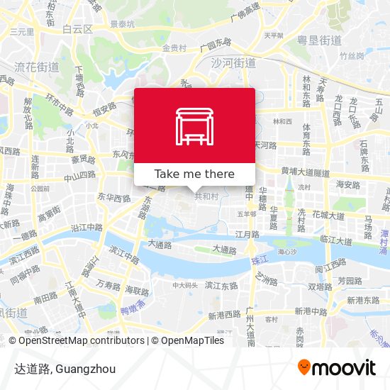 达道路 map