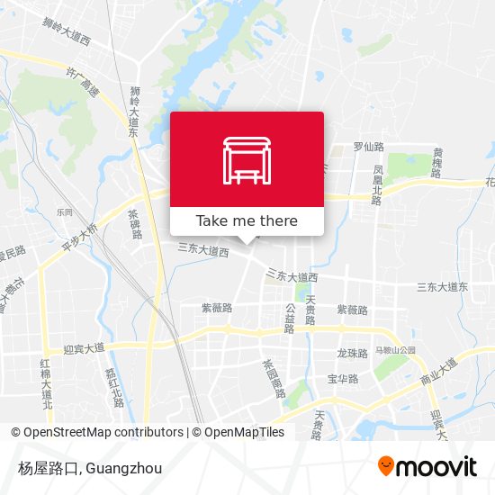 杨屋路口 map