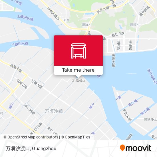 万顷沙渡口 map