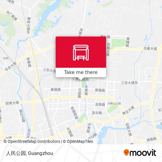 人民公园 map