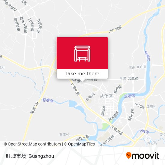 旺城市场 map