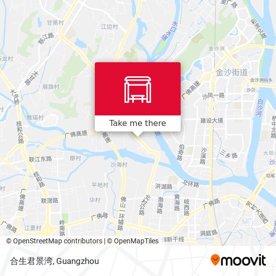 合生君景湾 map