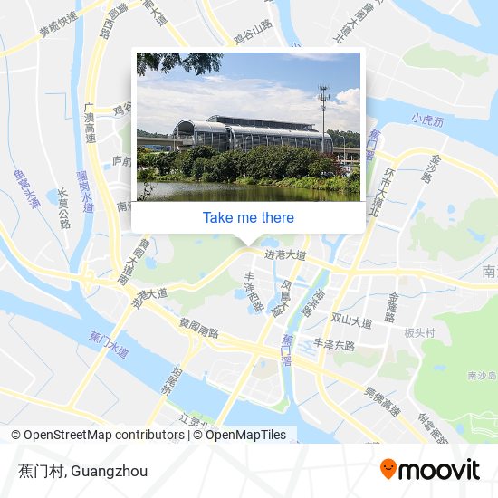 蕉门村 map