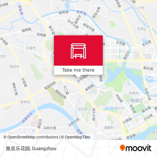 雅居乐花园 map