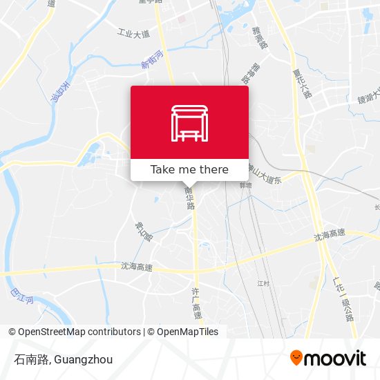 石南路 map