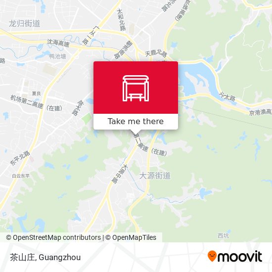 茶山庄 map