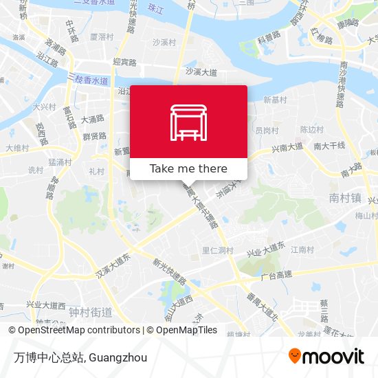 万博中心总站 map