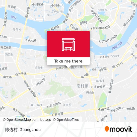 陈边村 map