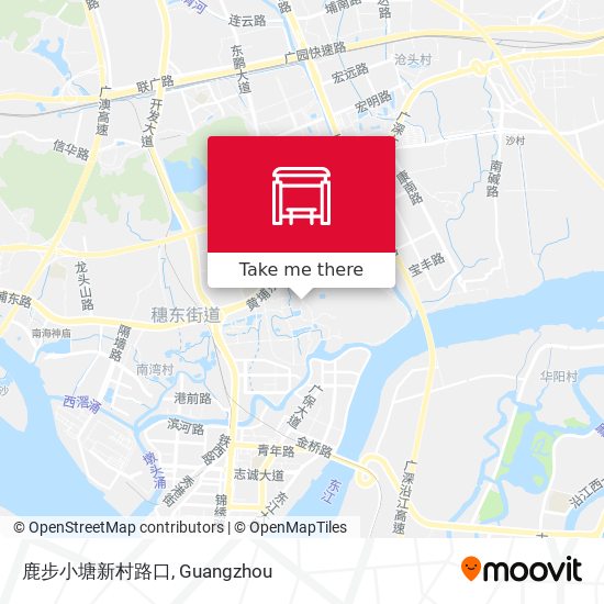 鹿步小塘新村路口 map