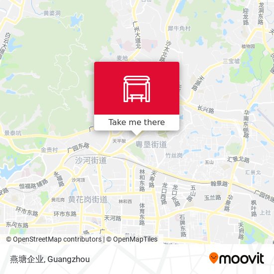 燕塘企业 map