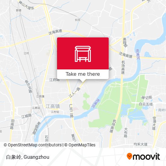 白象岭 map