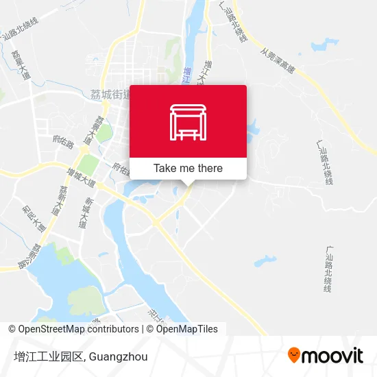 增江工业园区 map