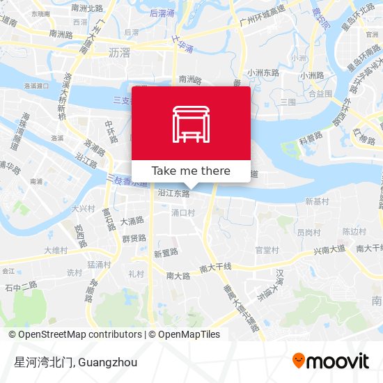 星河湾北门 map
