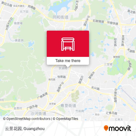云景花园 map