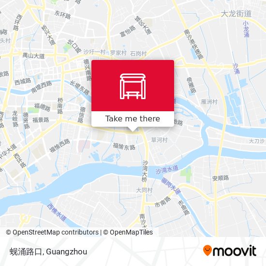 蚬涌路口 map