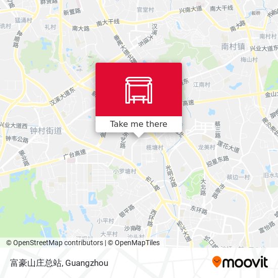 富豪山庄总站 map
