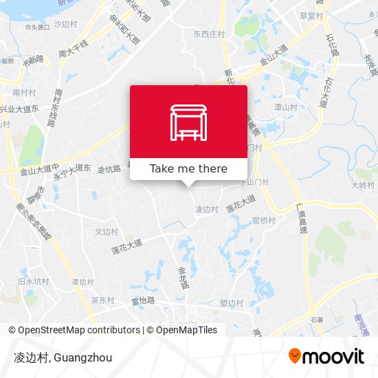 凌边村 map