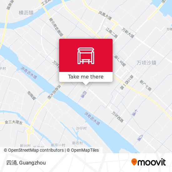 四涌 map