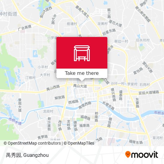 禺秀园 map