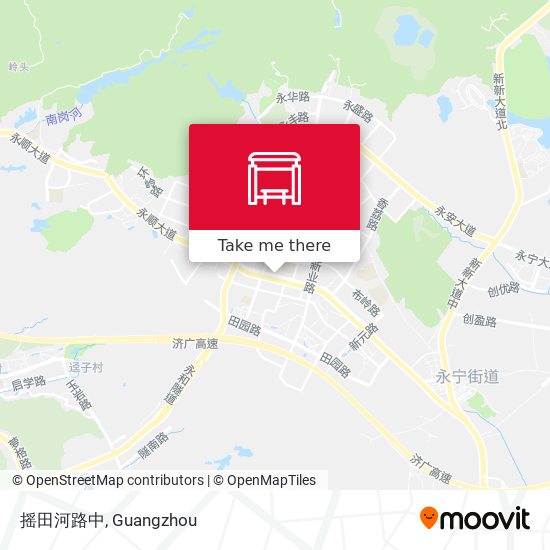 摇田河路中 map