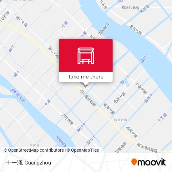 十一涌 map