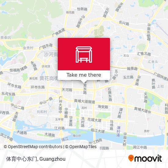 体育中心东门 map