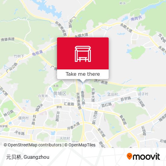 元贝桥 map