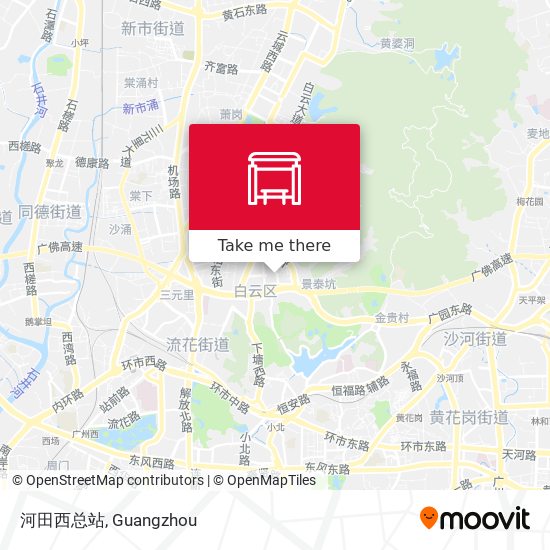 河田西总站 map