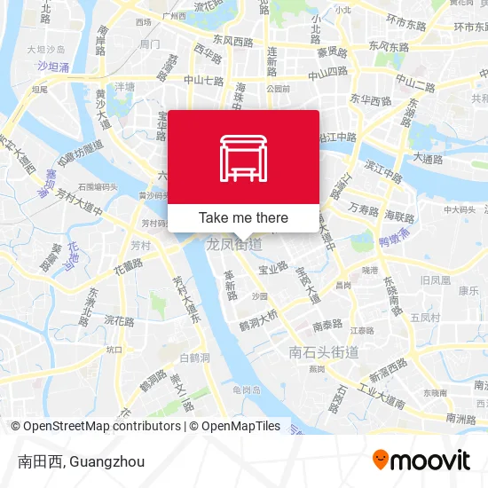 南田西 map