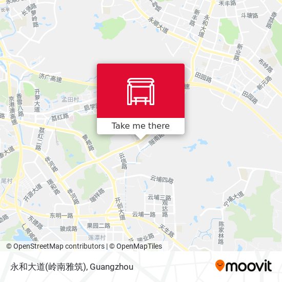 永和大道(岭南雅筑) map