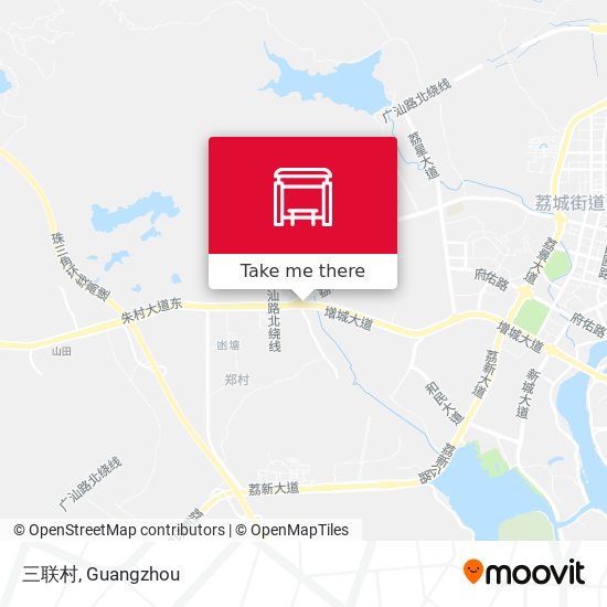 三联村 map