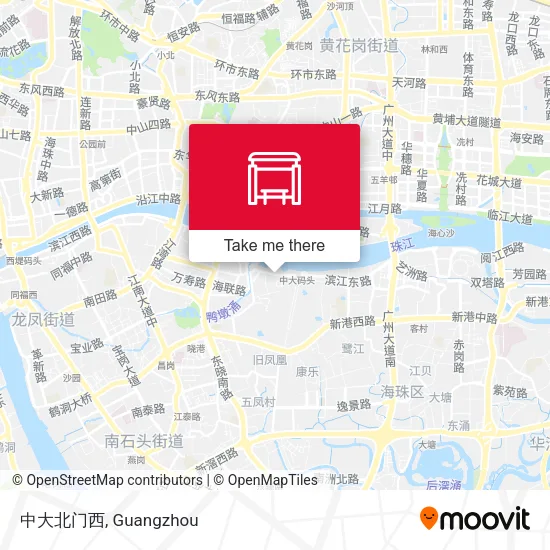 中大北门西 map