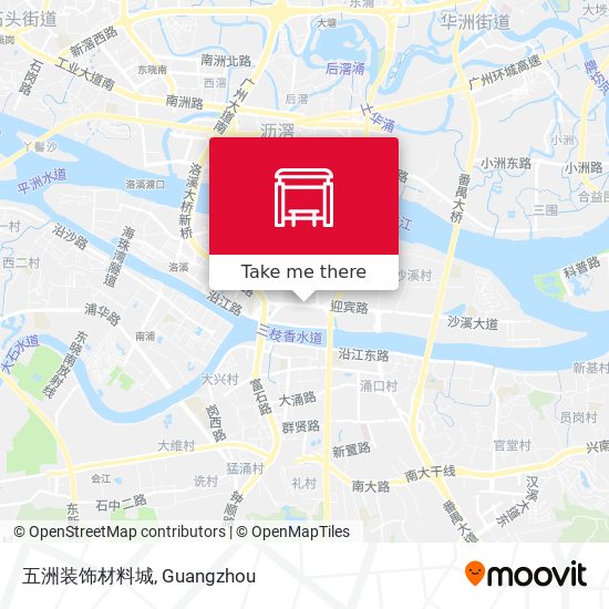 五洲装饰材料城 map