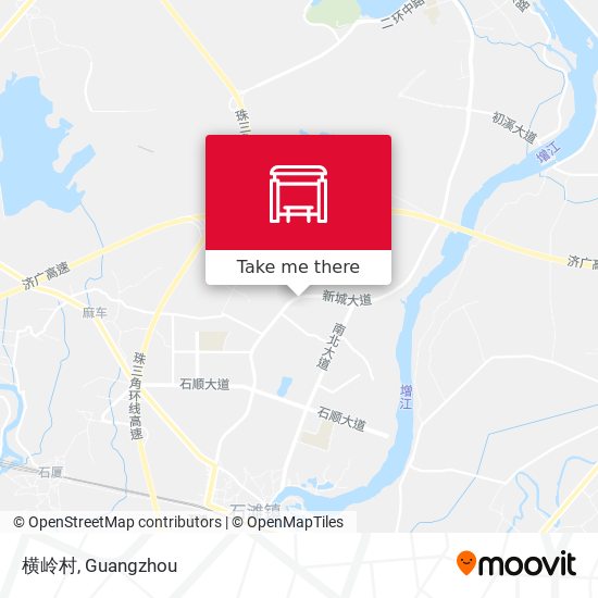 横岭村 map