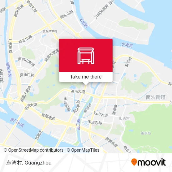 东湾村 map
