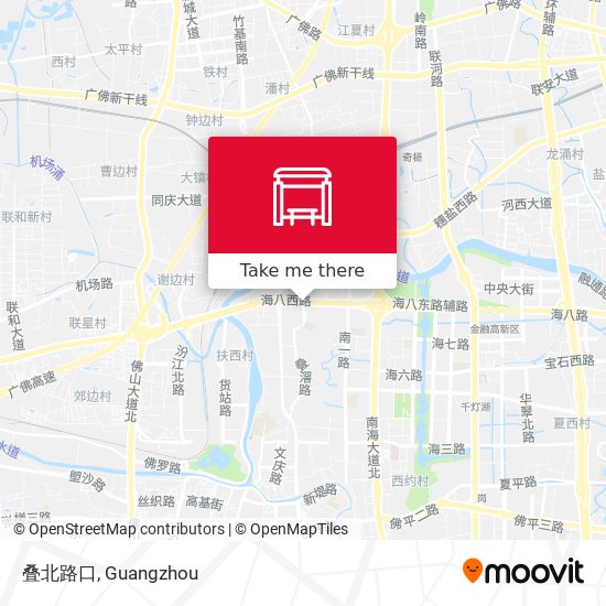 叠北路口 map