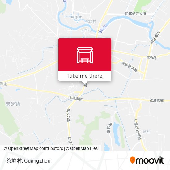 茶塘村 map