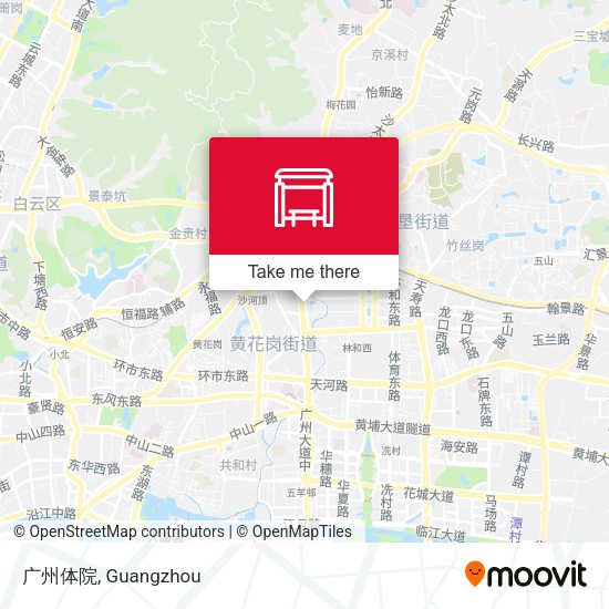广州体院 map