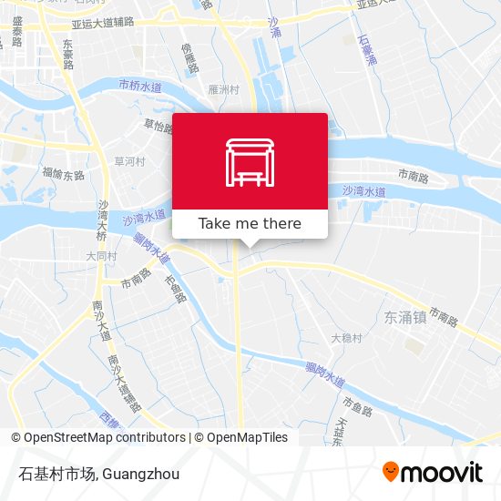 石基村市场 map