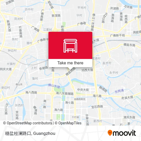 穗盐桂澜路口 map