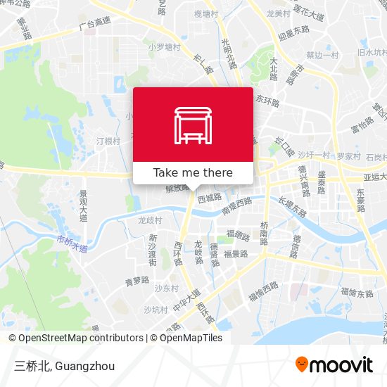 三桥北 map
